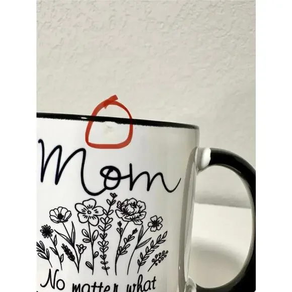 White And Black Funny Mom Mug, Mom Gifts New - Picture 4 of 5